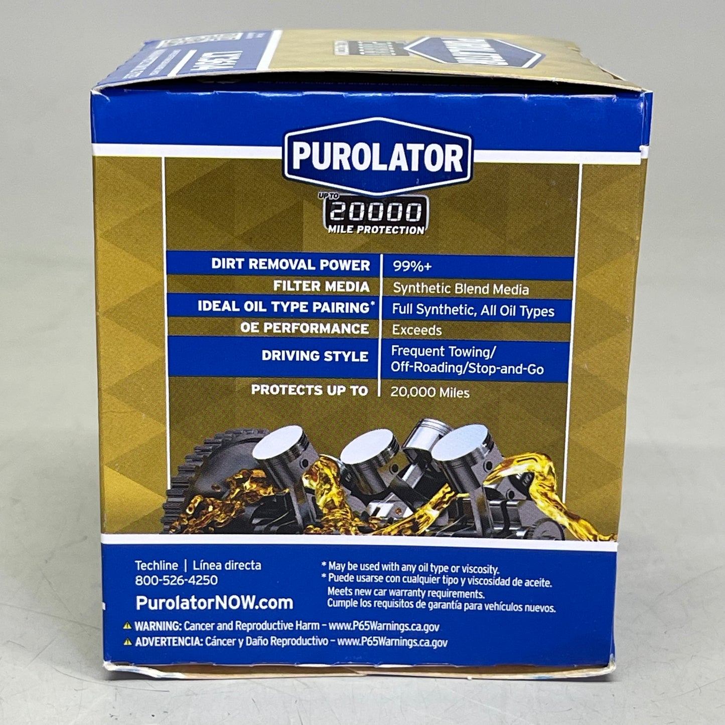 PUROLATOR (6 PACK) Maximum Protection Oil Filter 20000 Miles LX3614