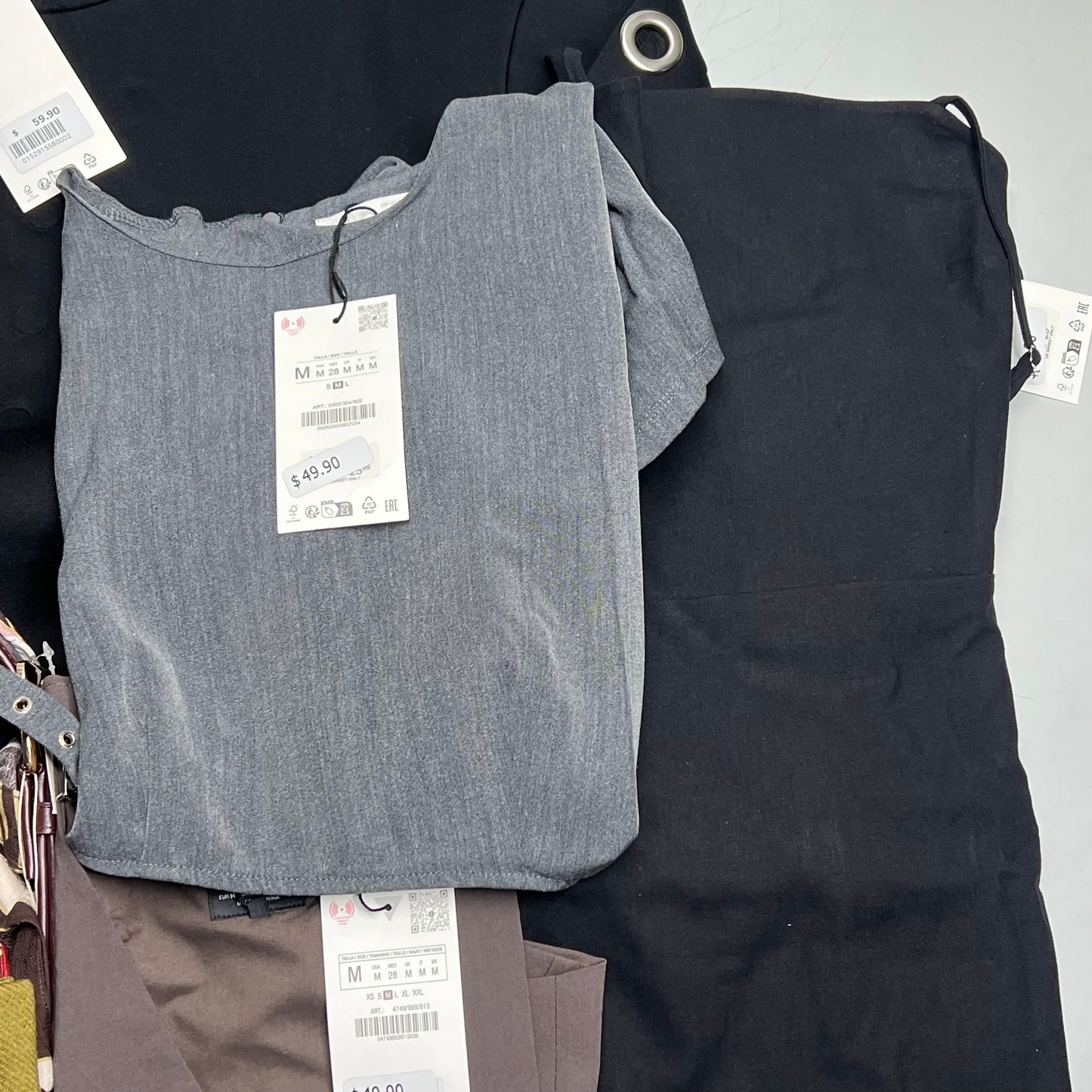 ZA@ ZARA Lot of Assorted Clothing Tops, Skirts, Bottoms & Dresses Women's Sz S & M