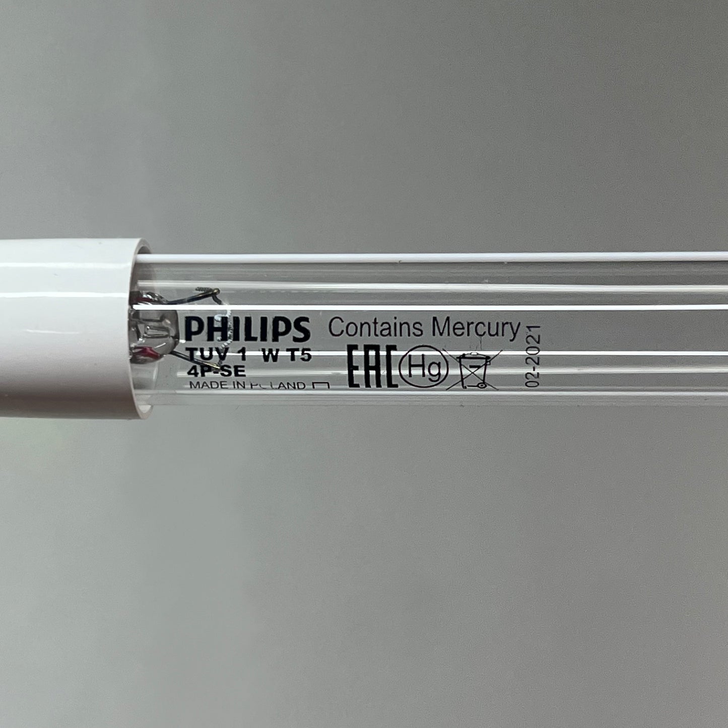 PHILIPS (5 PACK) Germicidal Florescent Tube Light 13" 16 W TUV 16W T5 4P-SE