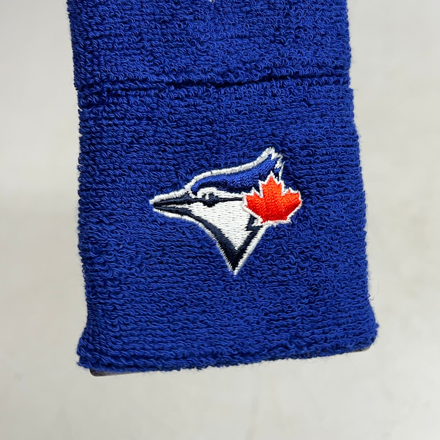 FRANKLIN (2 PACK) Wristbands Official Team Logo Blue Jays 3"W Blue 27535F14K2P6