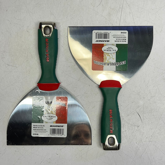 WARNER (2 PACK) Espatula Ancha Mexican Heritage Reusable Putty Knife 6" 10146