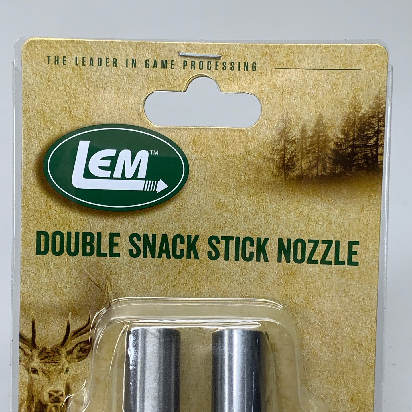 LEM (2 PACK) Jerky Cannon Double Snack Stick Nozzle 1/2" Diameter 468M