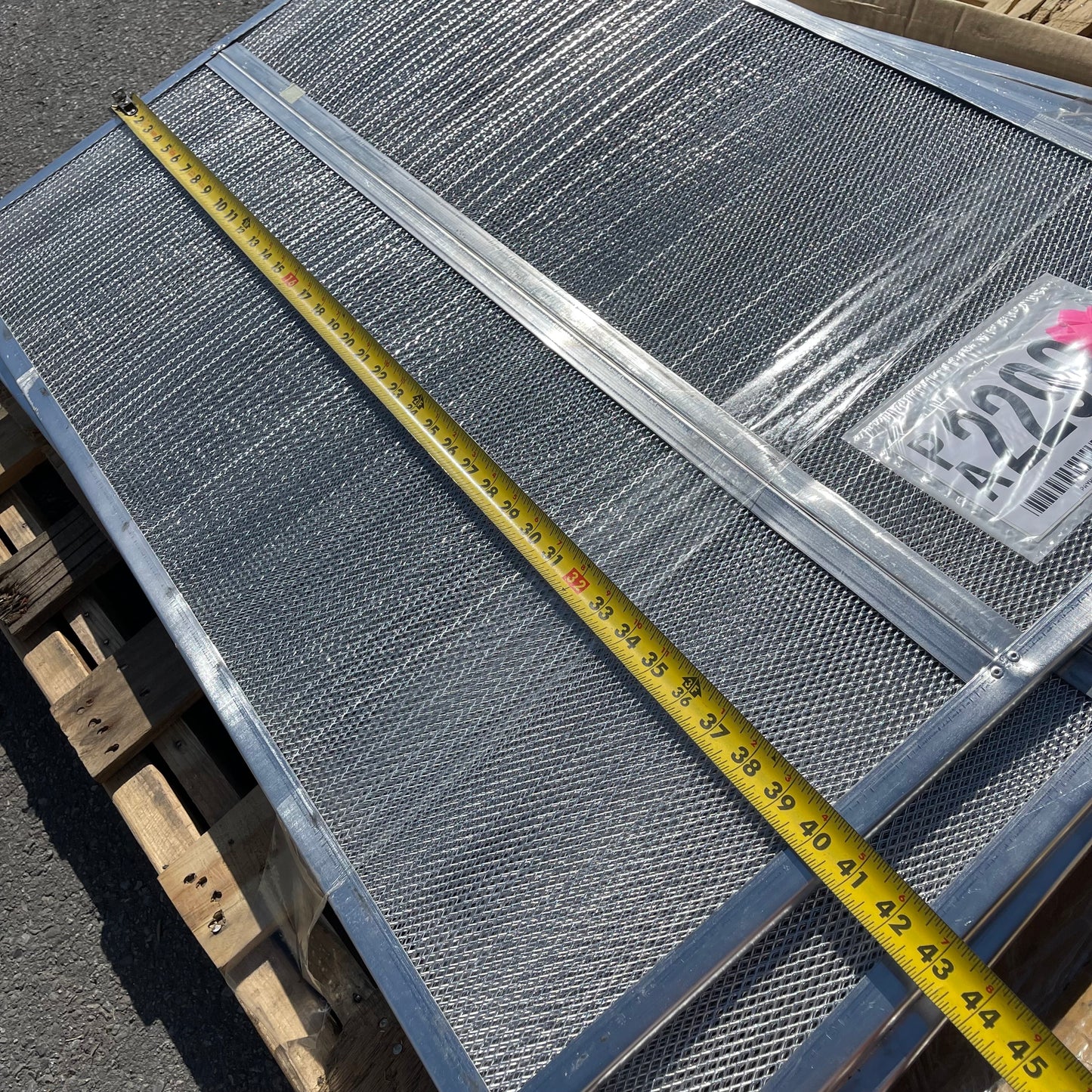 ZA@ Pallet of LIFETIME FILTER Long-Life Reusable Mesh Panel Air Filter, 0.5" x 27.5" X 40.5"