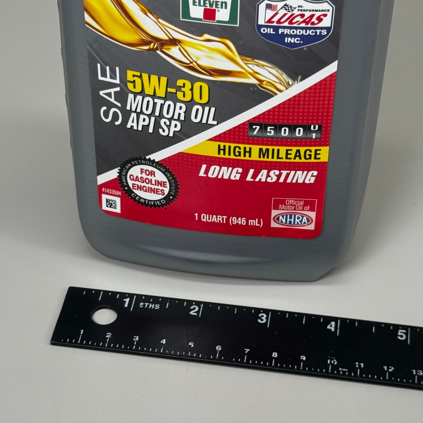 7 ELEVEN (6 PACK) SAE 5W-30 Motor Oil API SP High Mileage Long Lasting 1qt MFD 5/24 (New Other)