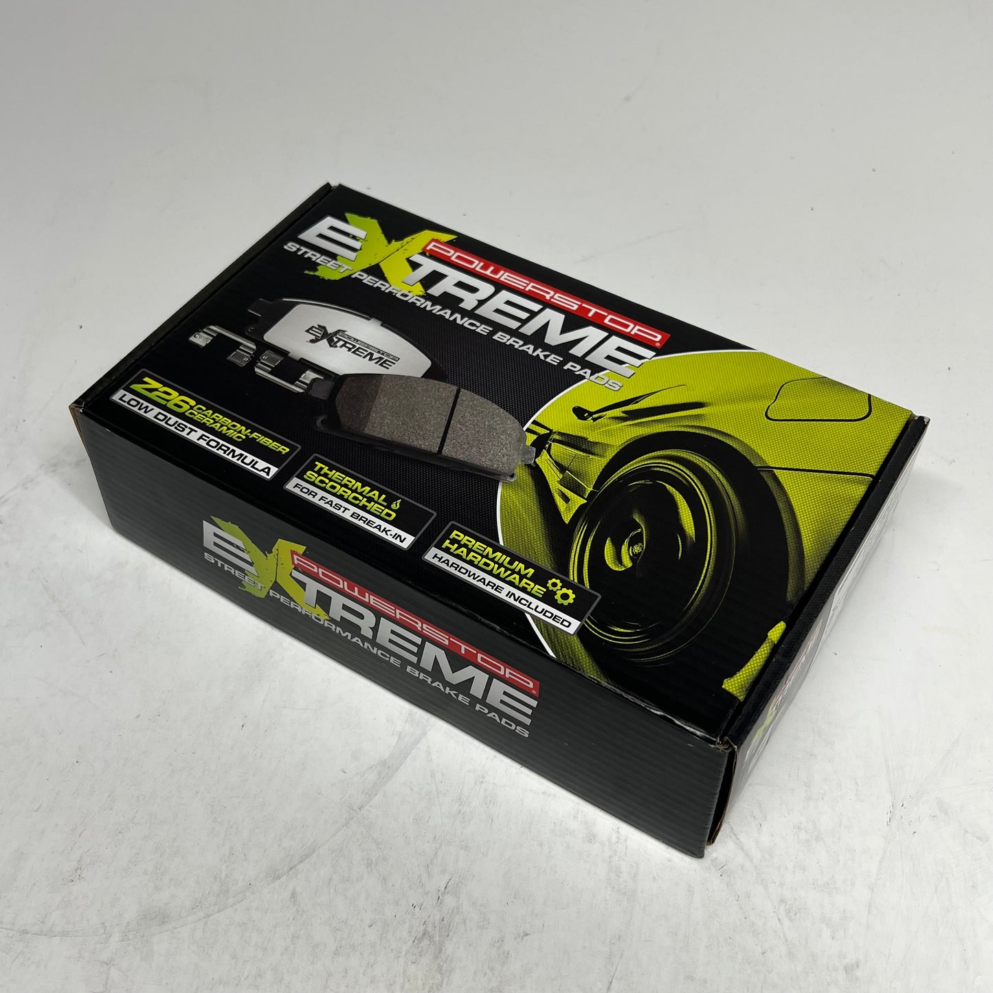 POWER STOP Street Performance Carbon Fiber Ceramic Brake Pads Kit Z26-1001