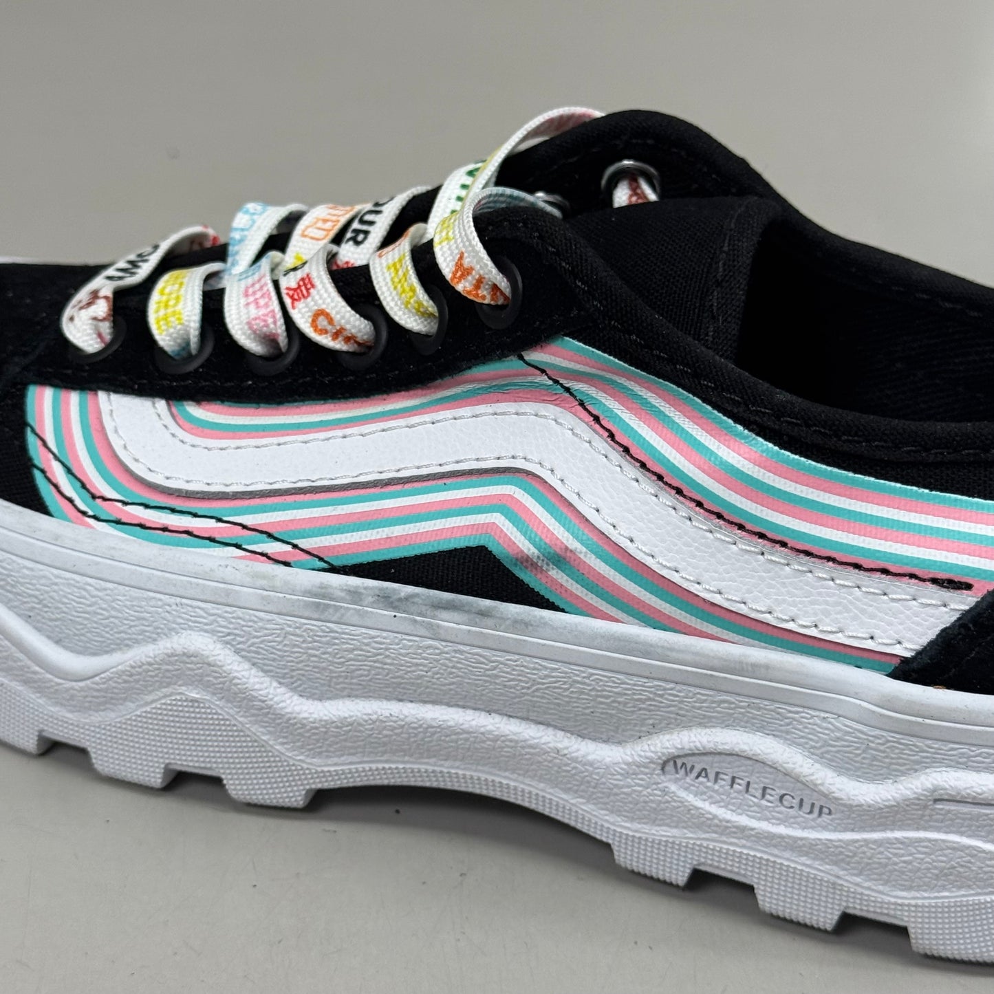 VANS Old Skool Sentry WC Pride Sneaker Women's 5.0 Men's 3.5 Rainbow/Black/White