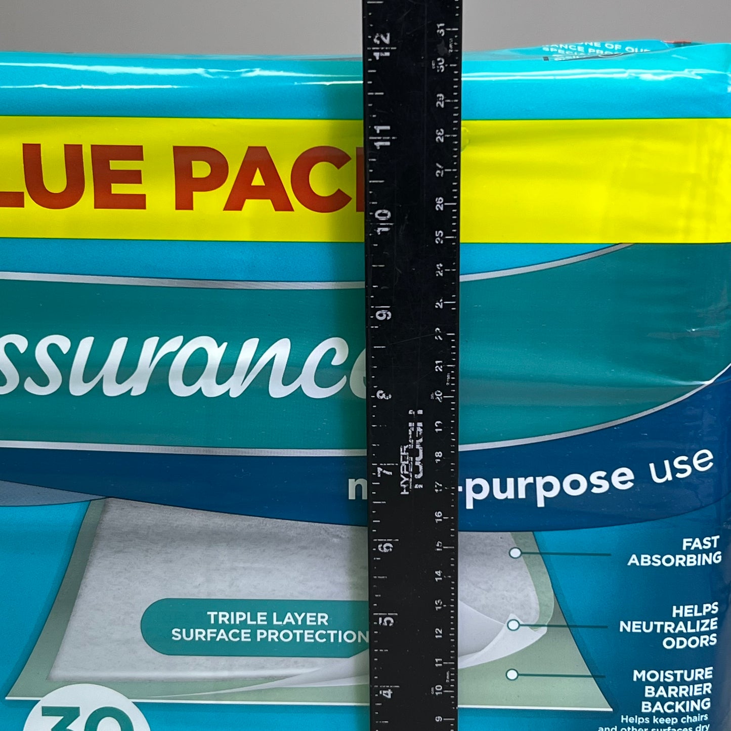 ASSURANCE (30 PACK) Premium Underpads Maximum Absorbency XL White 617779