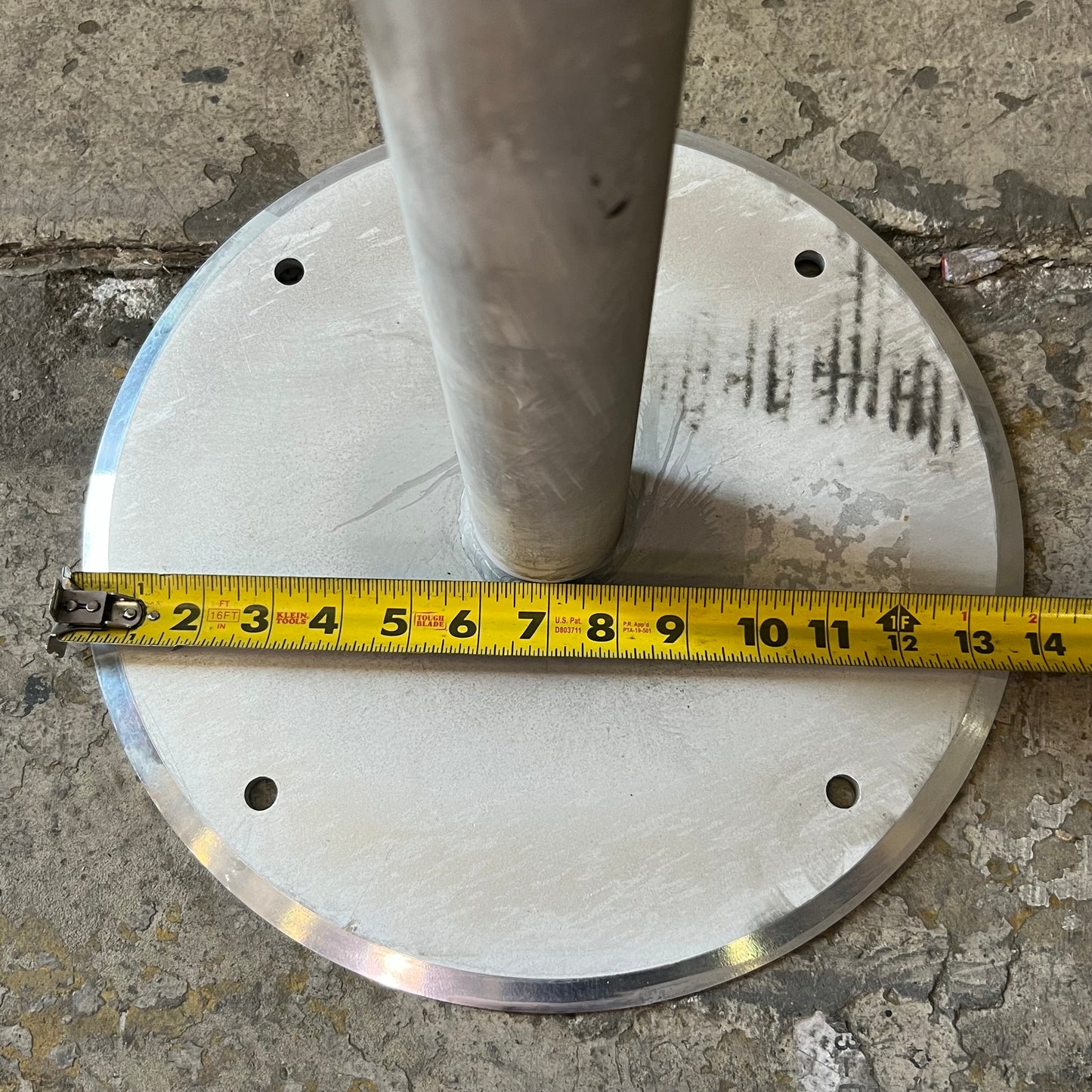 PIONEER PIPE Weld Test Stands w/ Pipe Clamps (2 Pcs) Sz 32"H x 14"W Adjustable