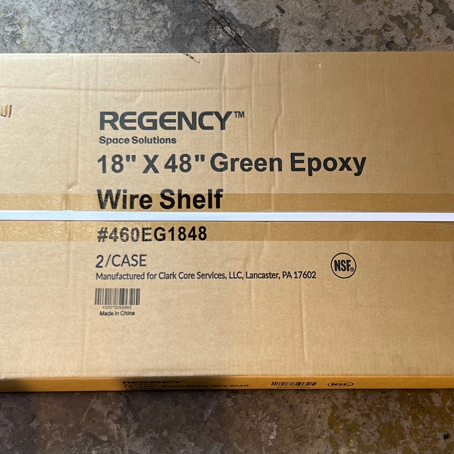 ZA@ Pallet of REGENCY Epoxy Wire Shelf