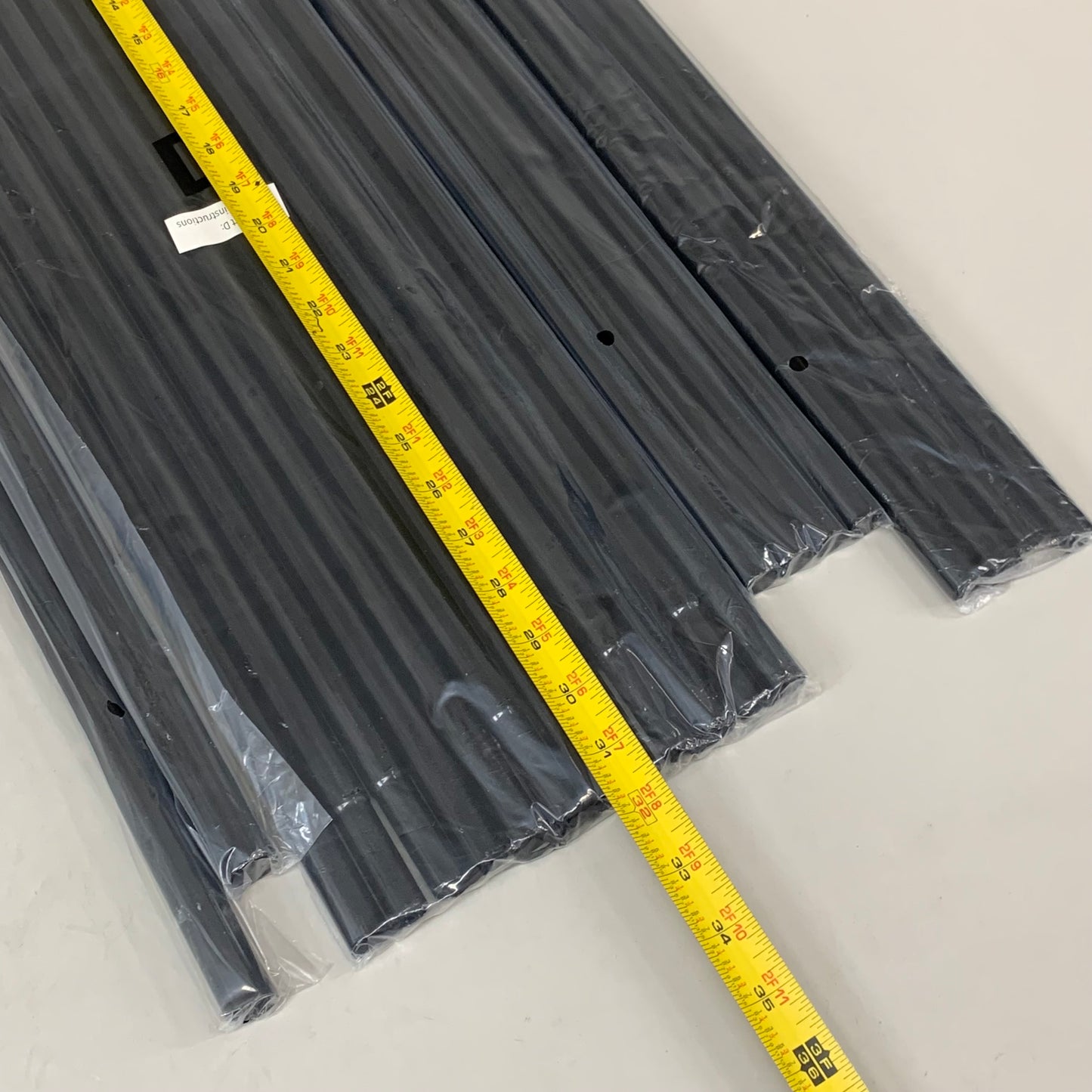 HNS Portable Wardrobe Closet & Metal Hanging Rod 60"Lx19.5"D Black HS-3392-BLK