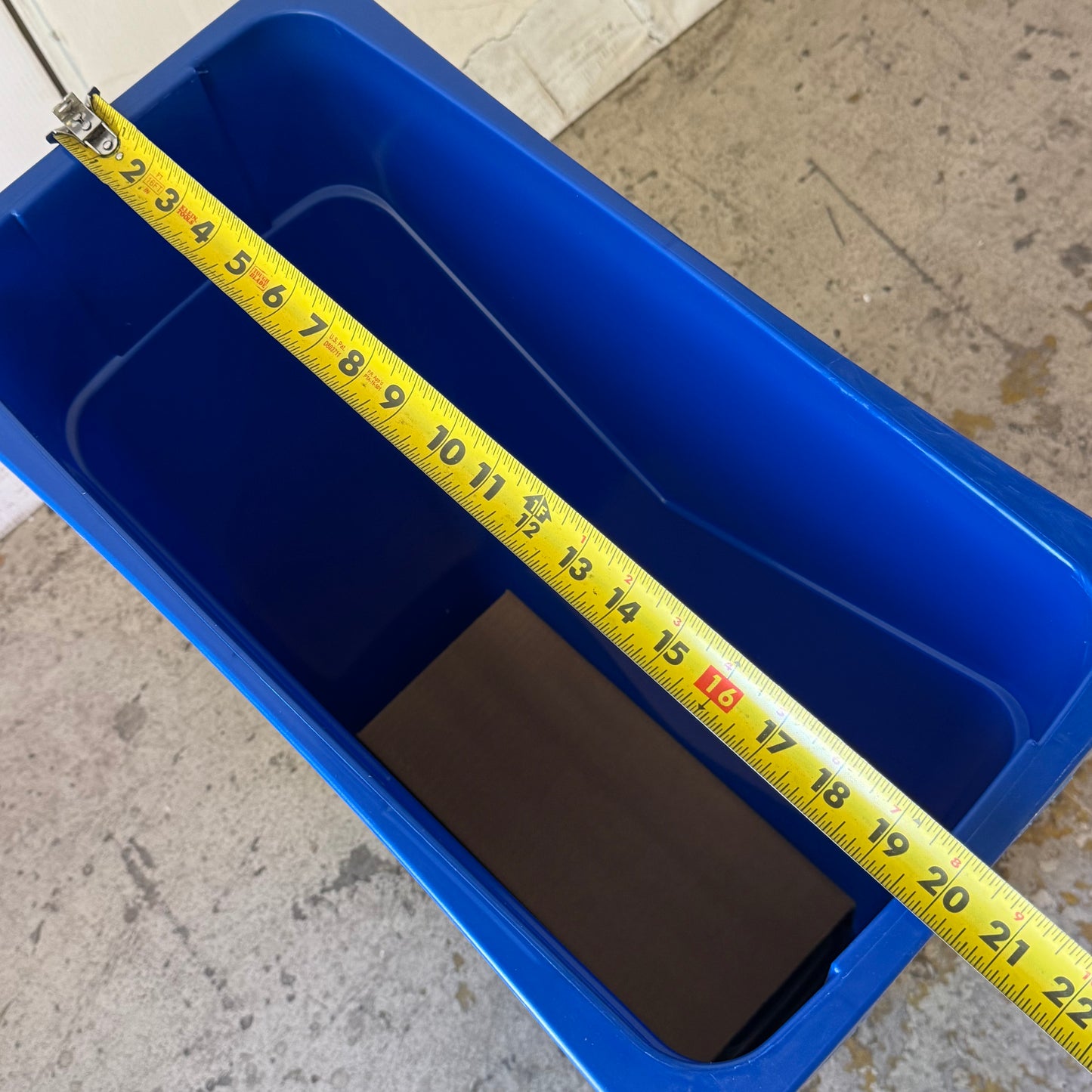 CFS (4 PACK) Trash Can Blue 23 Gal Blue 34202314