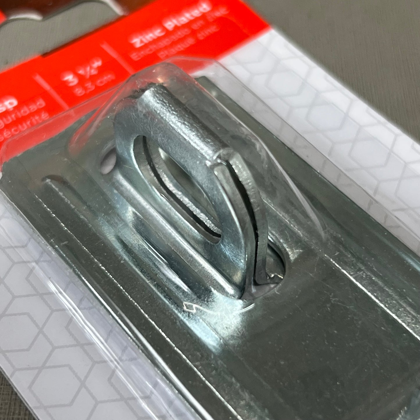 NATIONAL HARDWARE (5 Pack) Safety Hasp In Zinc Plated 3-1/4" Silver N102-277 V30