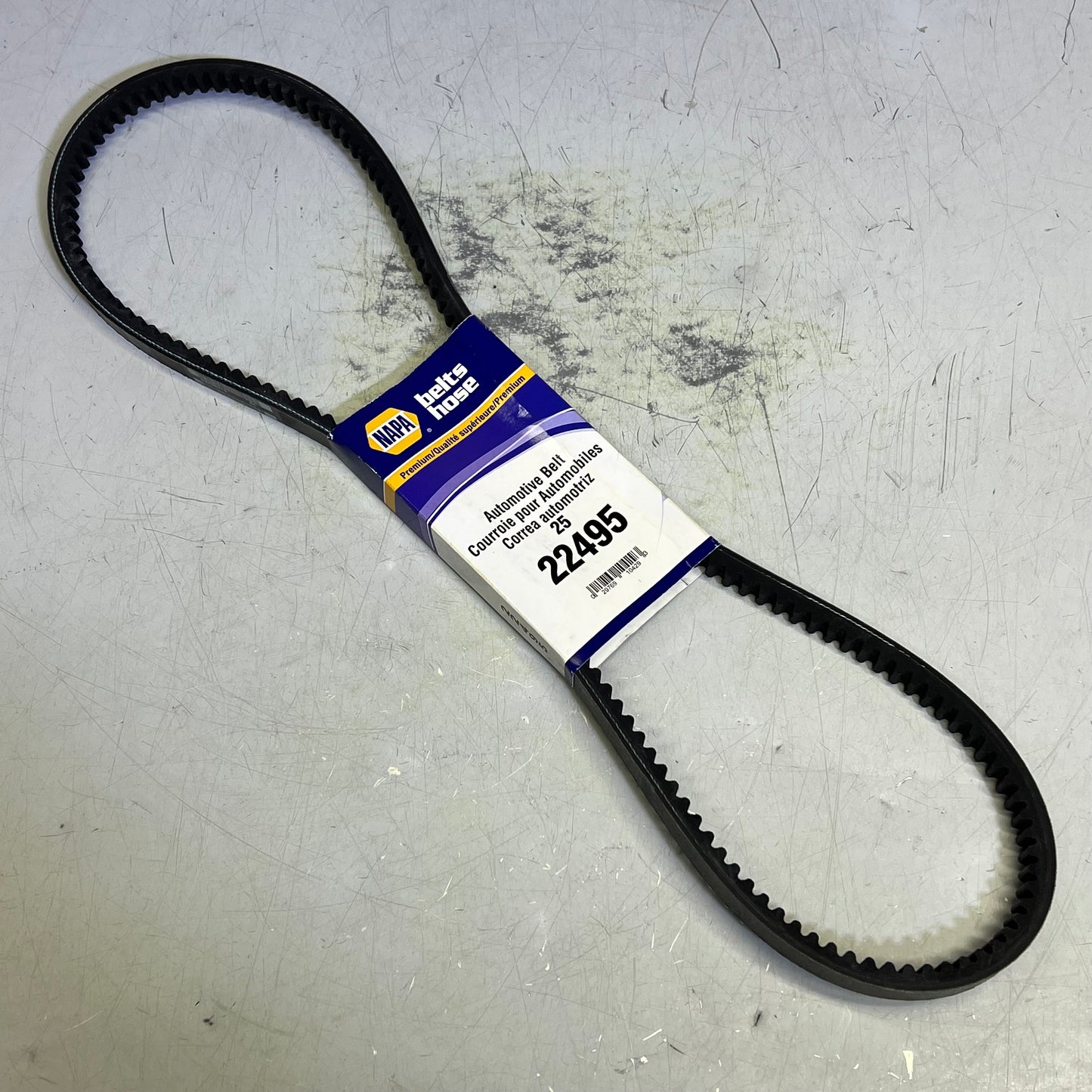 NAPA Truck & Bus V-Belt Notched Construction 19/32" x 50 1/8" Black 2522495