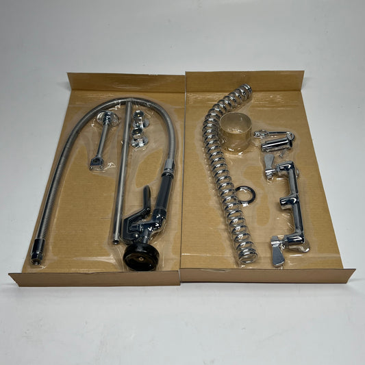 REGENCY 1.15 GPM Wall Mount 8" Center Pre-Rinse Faucet 600PRW8X