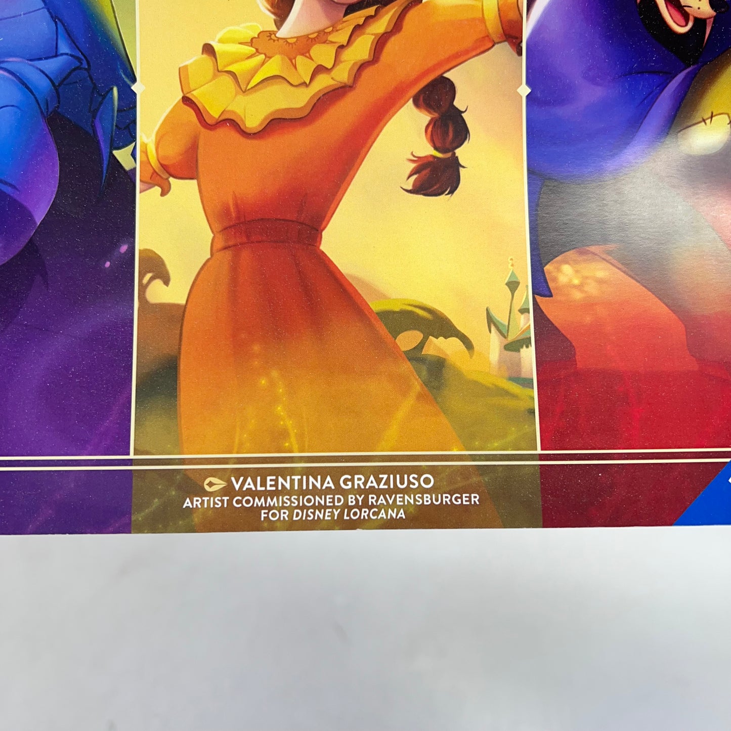 DISNEY (3000 PACK) Lorcana Trading Cardstock Poster By Valentina Graziuso 11x9"