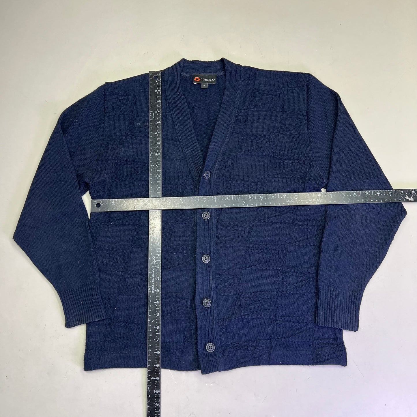 COBMEX Retail Clerk Long Sleeve Cardigan Women's Sz M Postal Navy (Pre-Owned)