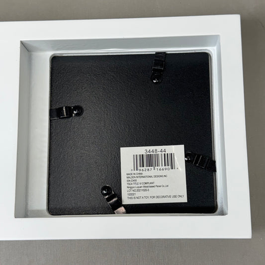 MALDEN International Designs Baby Countdown Blocks White