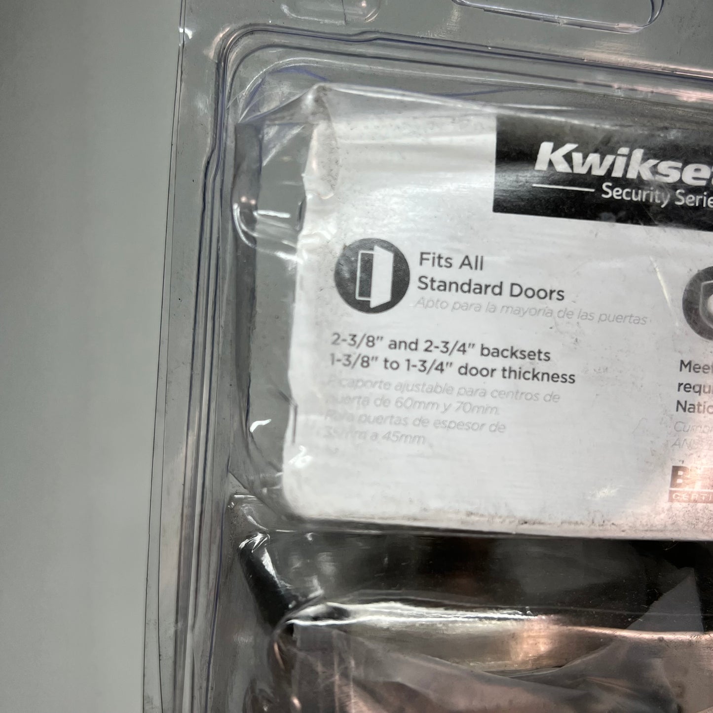 KWIKSET (2 PACK) Tylo Keyed Entry Door Knob SmartKey Satin Chrome 94002-820