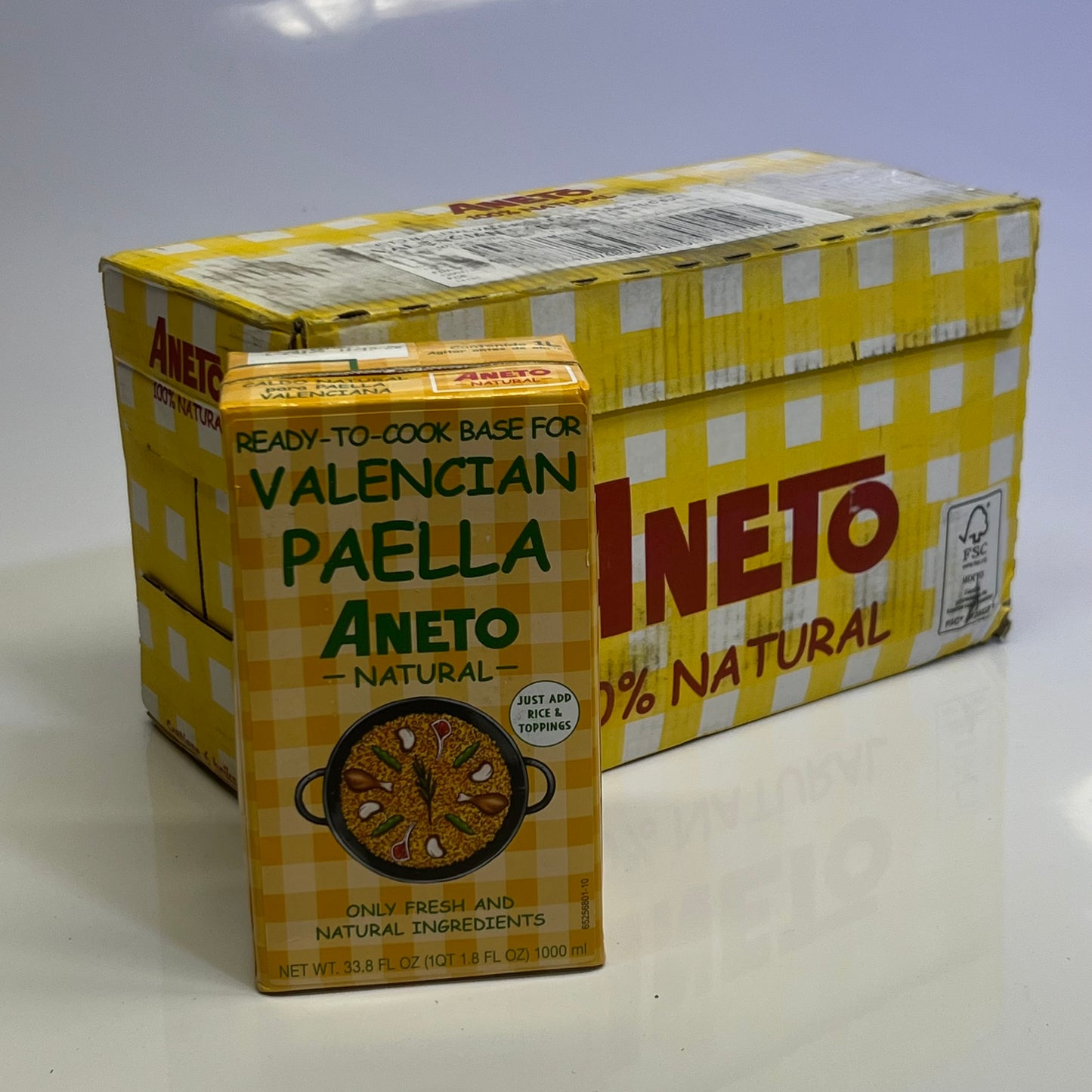 ZA@ ANETO (6 PACK) Valencian Paella Base 1 L BB 11/26 A