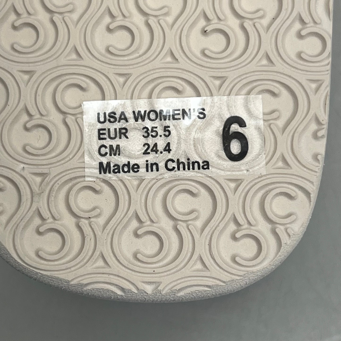 COBIAN Skinny Bounce Comfortable Synthetic Strap Women's Sz 6 White SKI25-110-06