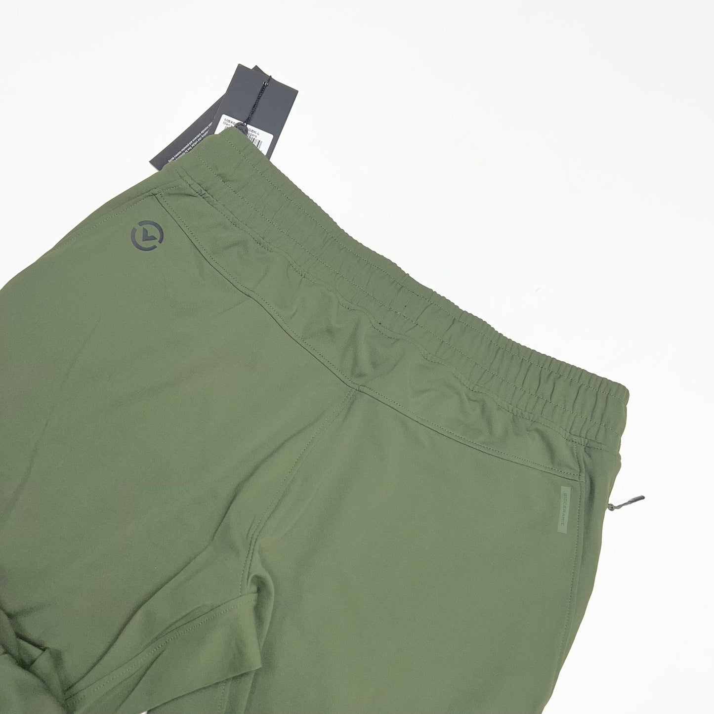 ICONX Drawstring Joggers Biofleece Construction Men's Sz L Evergreen/Black