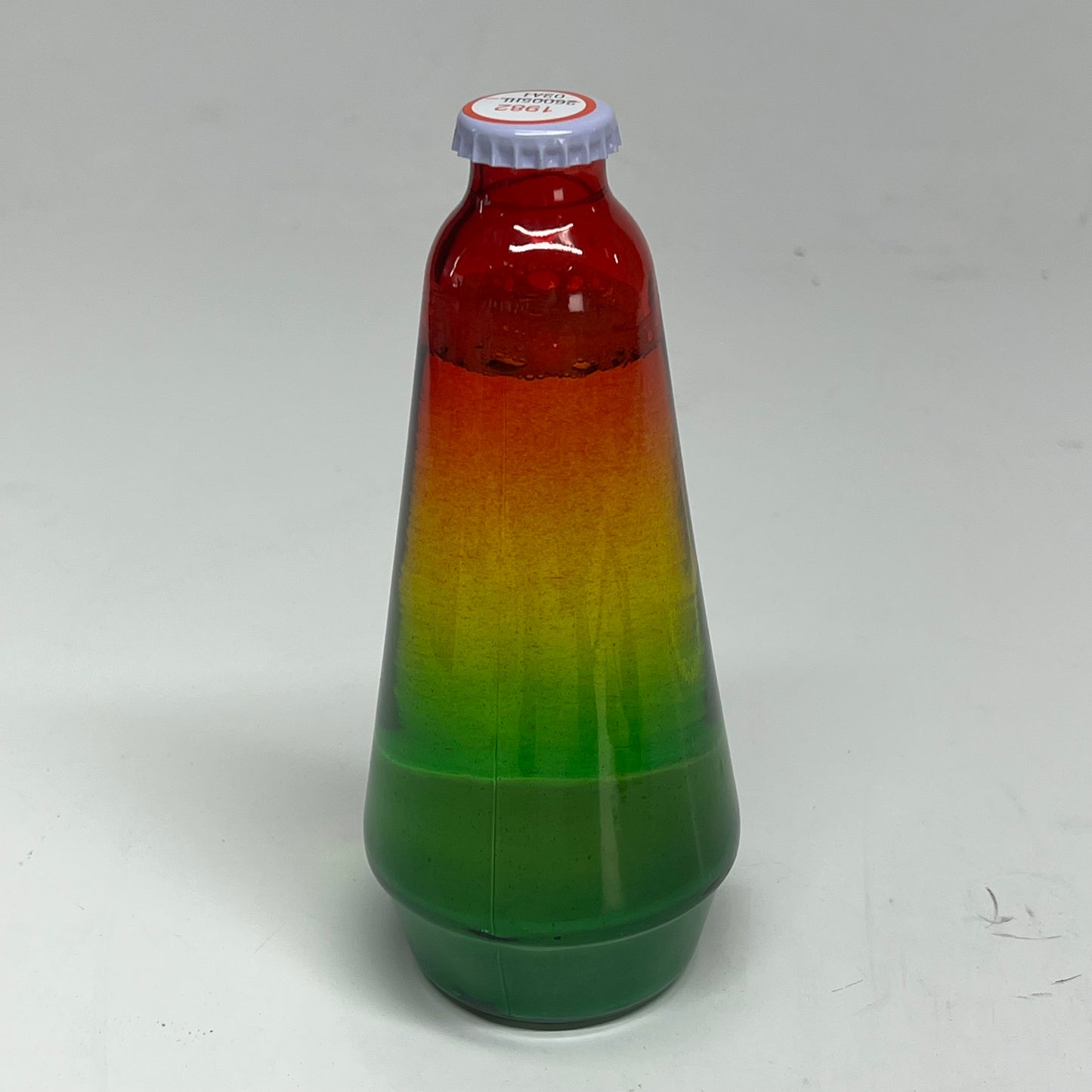 SCHYLING Accent Lava Lamp Illuminate Your Mood 11.5" Rainbow Liquid & Base 1982
