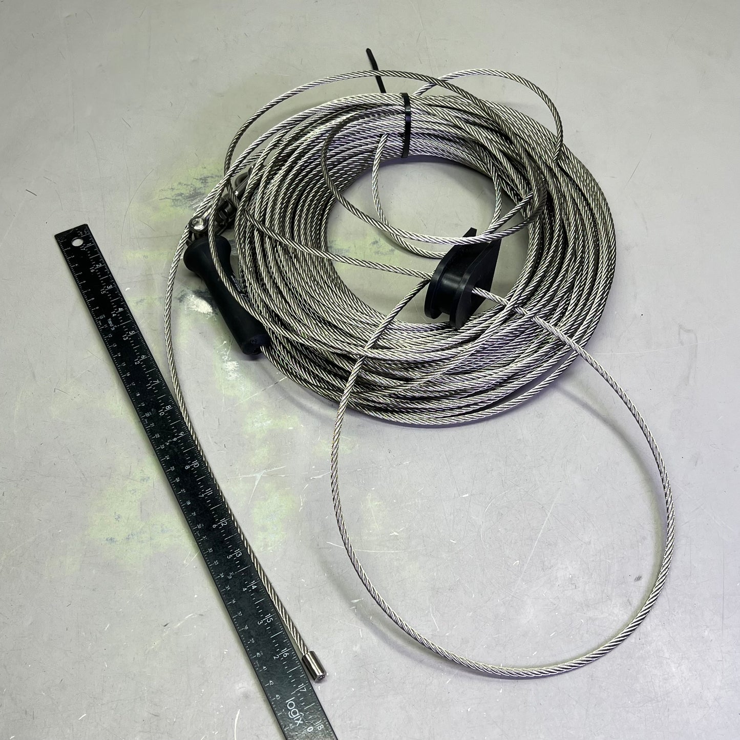 SALA Intelligent Safety System Cable & Clamp Hook 13lbs Chrome