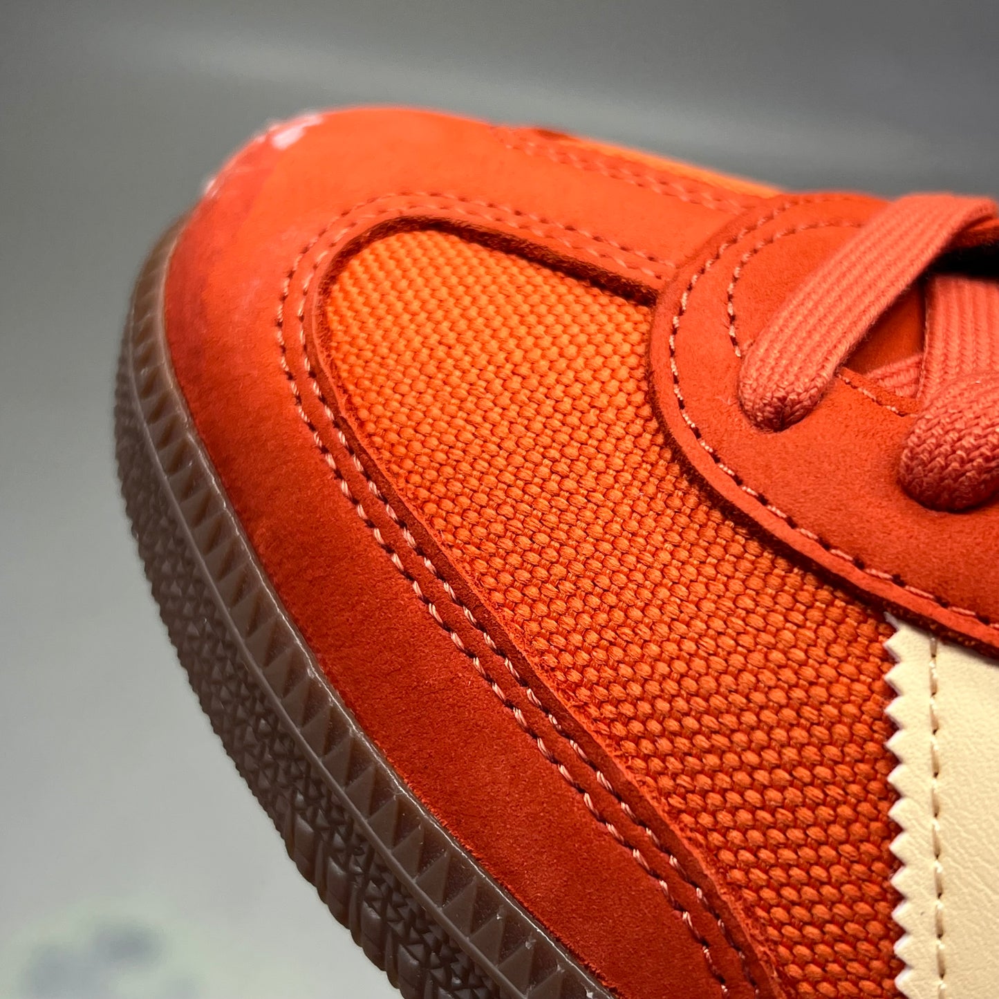 ZA@ ADIDAS Samba OG Soccer Inspired Sneaker Men's Sz 7.5 Collegiate Orange ID1453