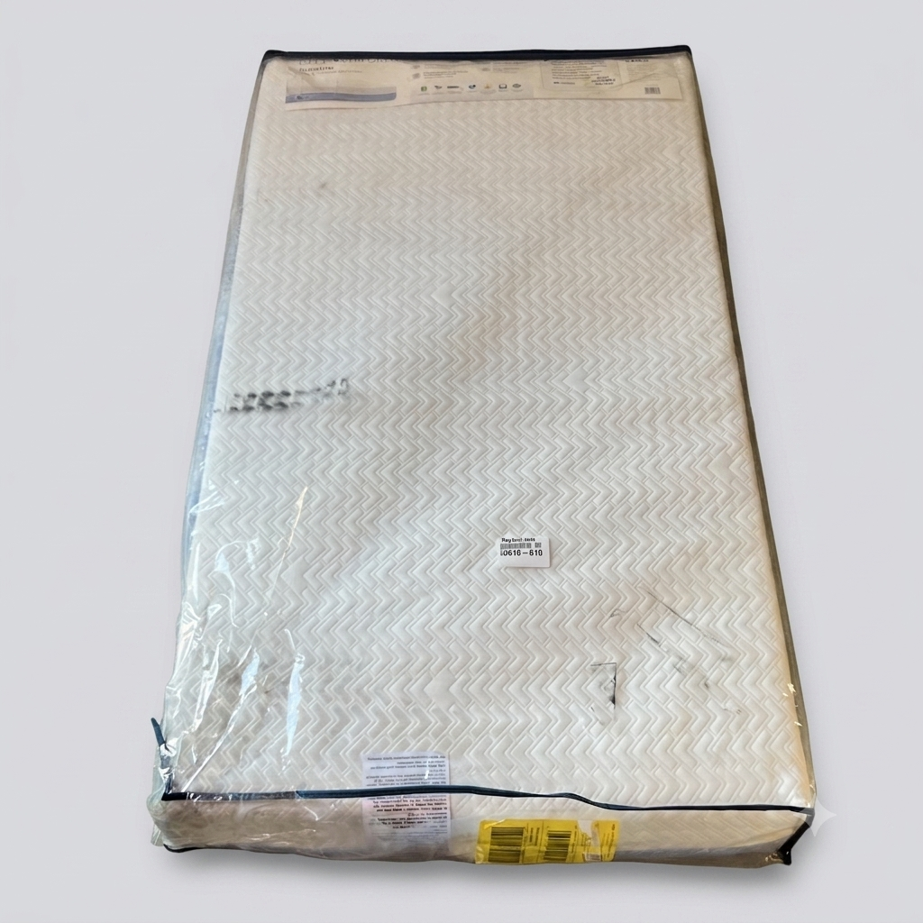 ZA@ DELIA CHILDREN Breathe Crib & Toddler Mattress Sz 28"W x 52"L x 5.5"H - M53101-1056 (AS-IS, Stained)