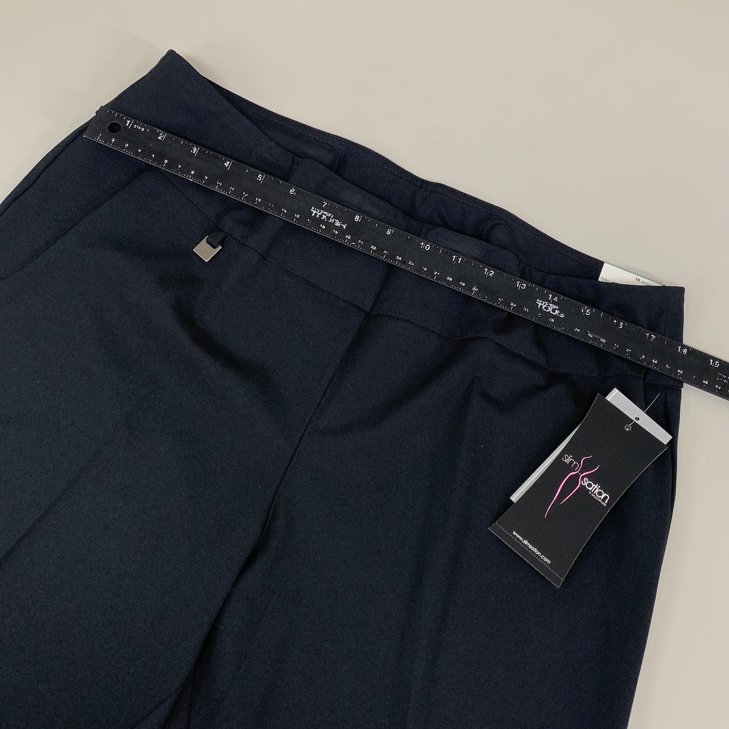 MULTIPLES Relaxed Leg Pant  Petite Women's Sz 16 Black