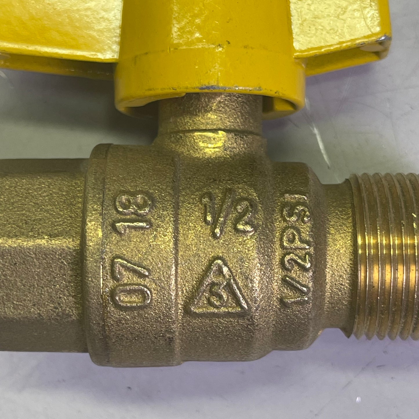 BRASSCRAFT (5 PACK) Gas Ball Valve Flare x FIP Straight 5/8" OD x 1/2" Brass