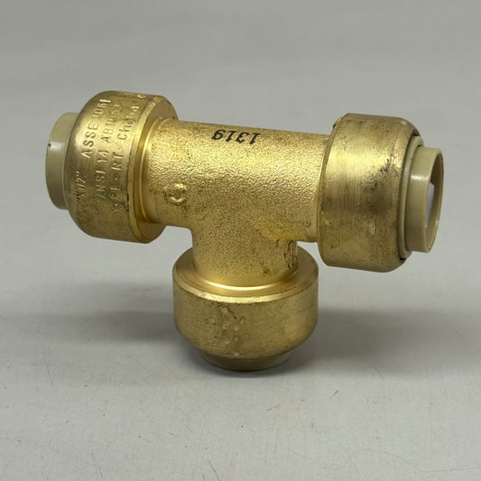 JONES STEPHENS  Push Global Brass Tee 1/2" Brass C77440LF