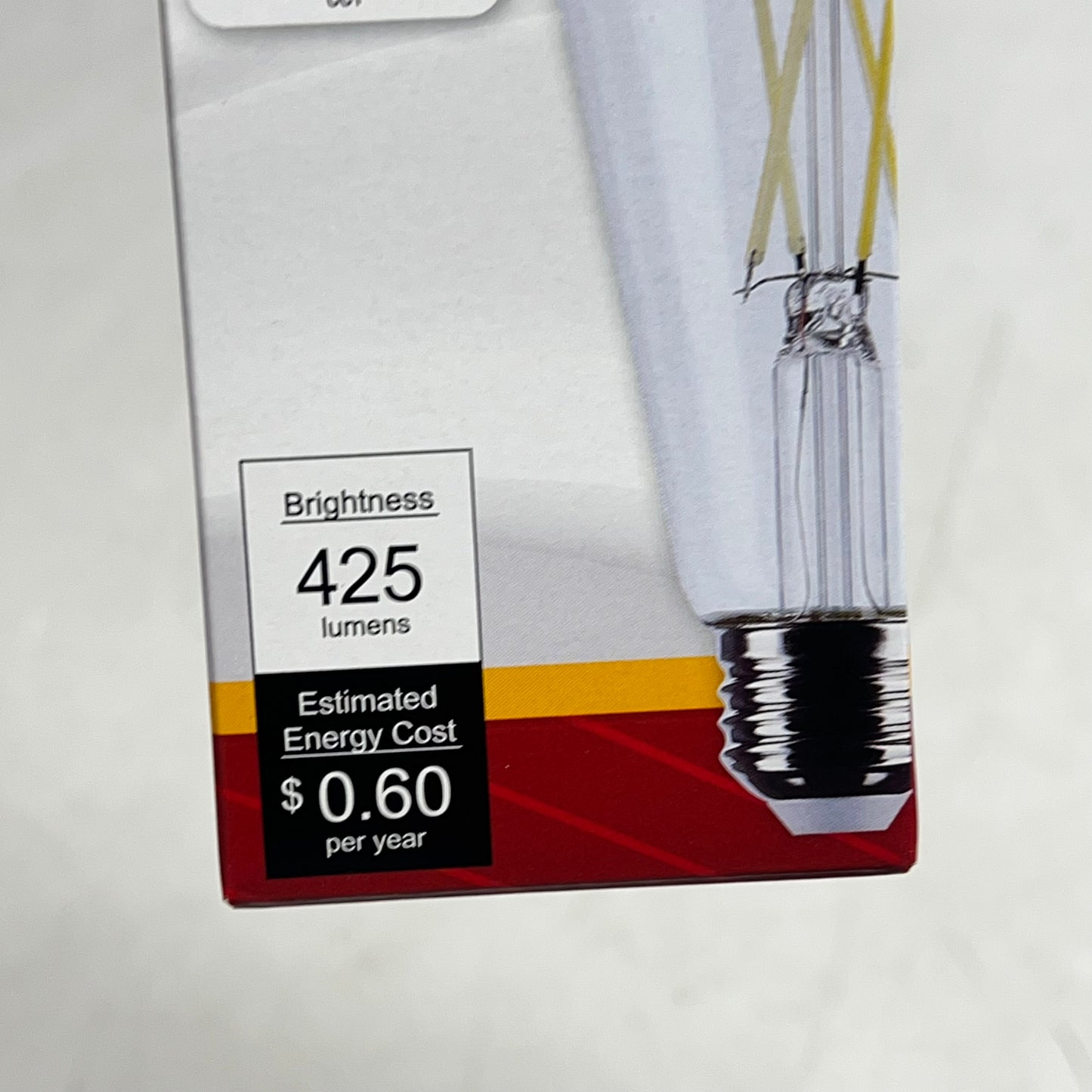 SATCO (6 PACK) Edison Style Bulb 5W LED ST19 2700K Warm White/Clear Glass S21360