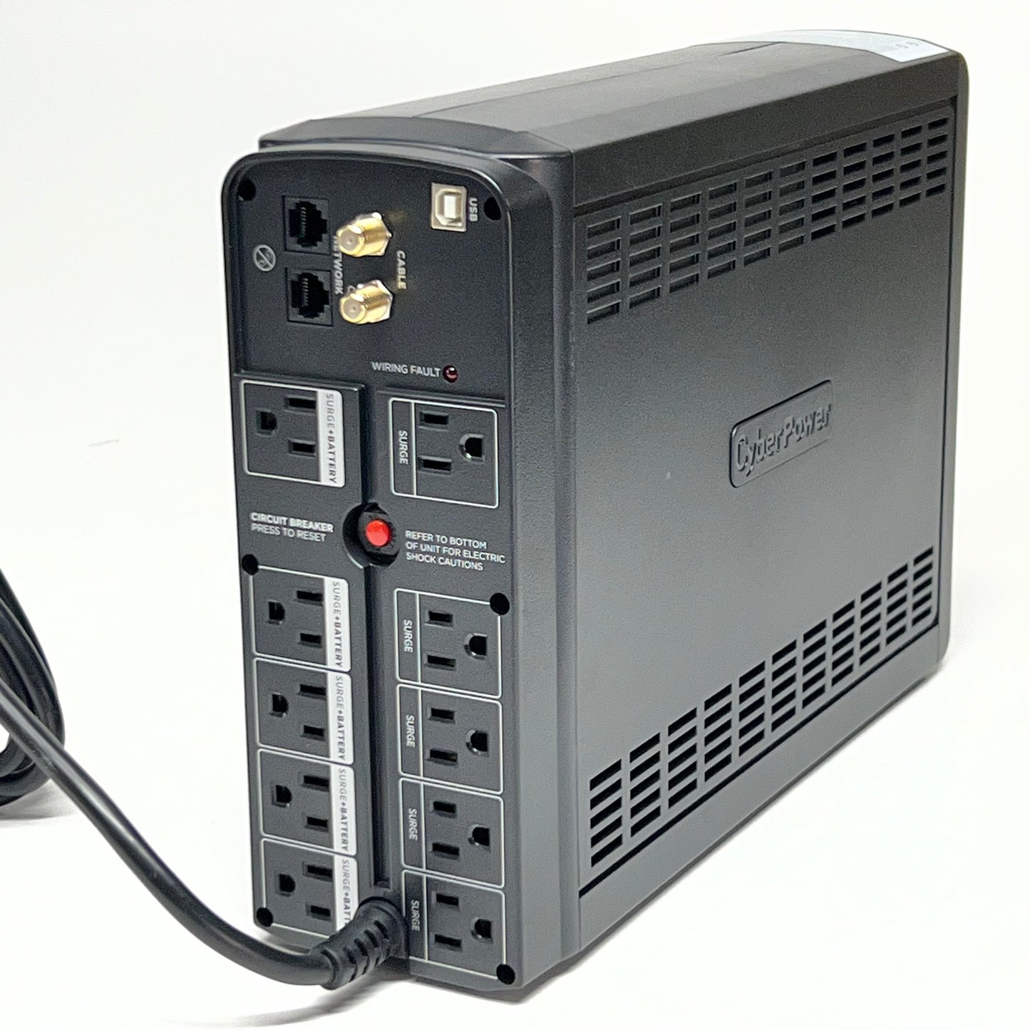 CYBERPOWER 1350VA/810W Battery Backup & Surge Protector - 10 Outlets, AVR & USB Charging CST135UC