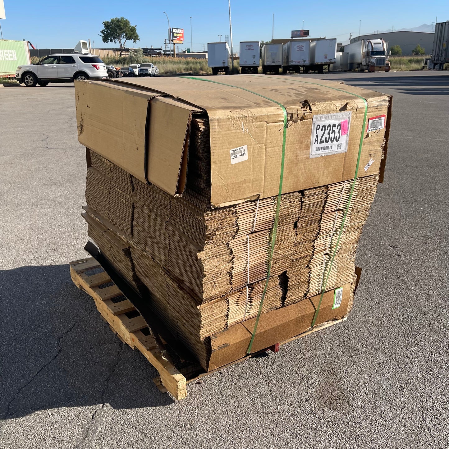 ZA@ Pallet of VERITIV Cardboard Boxes 12”x9.5”x6.5” (AS-IS)