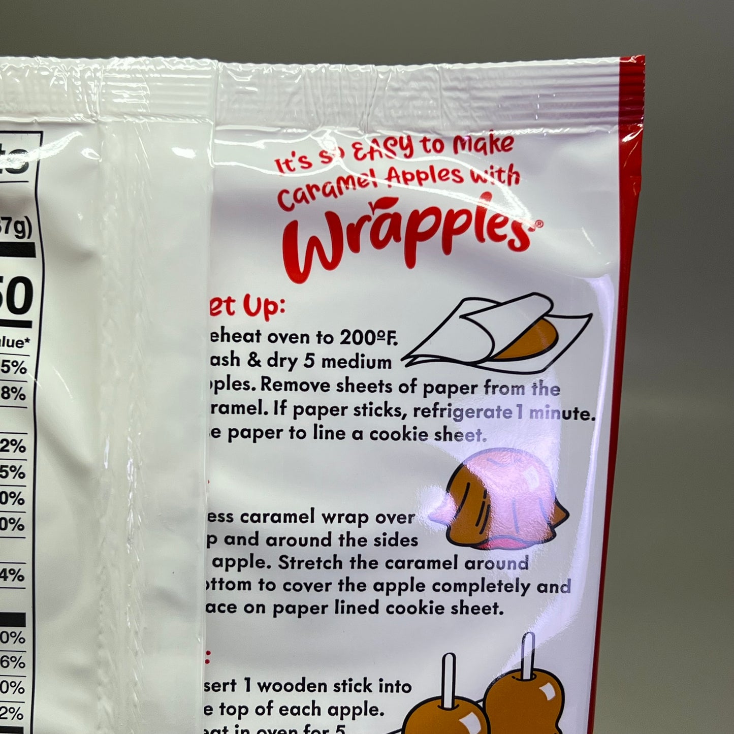 CONCORD FOODS (6 PACK) Wrapples Caramel Apple Wraps Makes 5 6.5oz BB 10/26