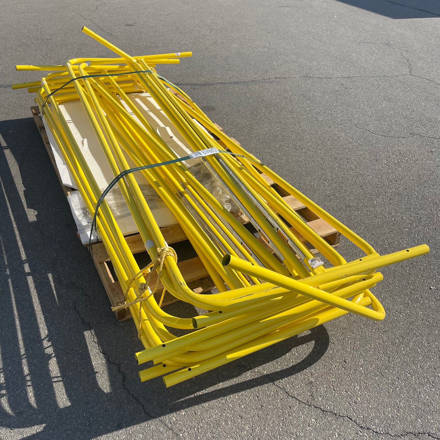 GARLOCK Stack of Yellow Steel Gates (AS-IS)