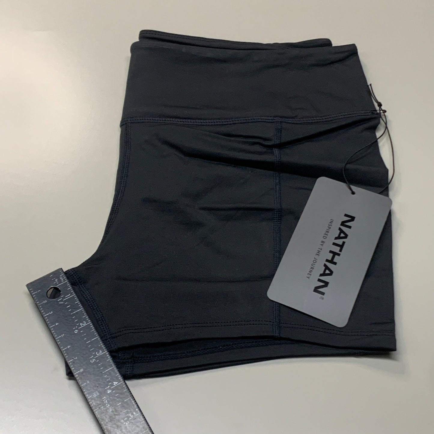 NATHAN Interval 3" Inseam Bike Short Women's Black Size M NS51040-00001-M