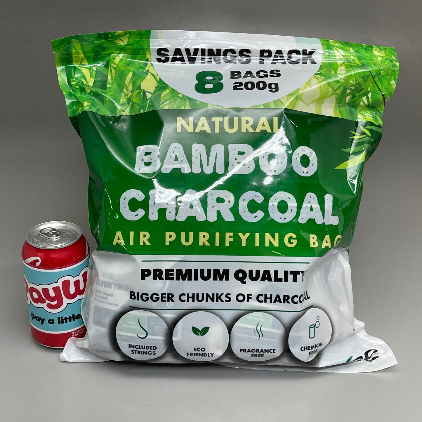 ZA@ VZEE (7 PACK 56 Total Bags) Bamboo Charcoal Air-Purifying Bag Odor-Eliminator G