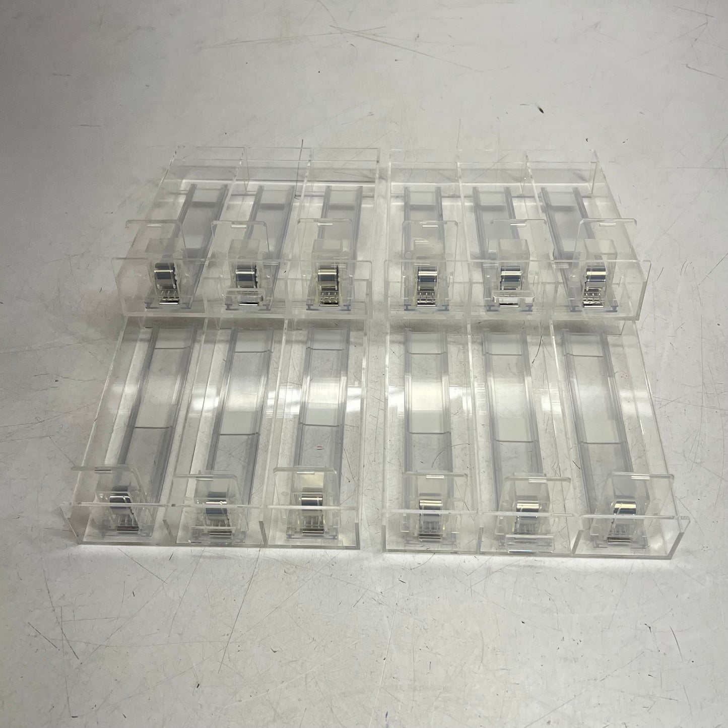 ZA@ LOON Sliding Organizers for Commercial Stores / Home Organization  9"x7" Clear