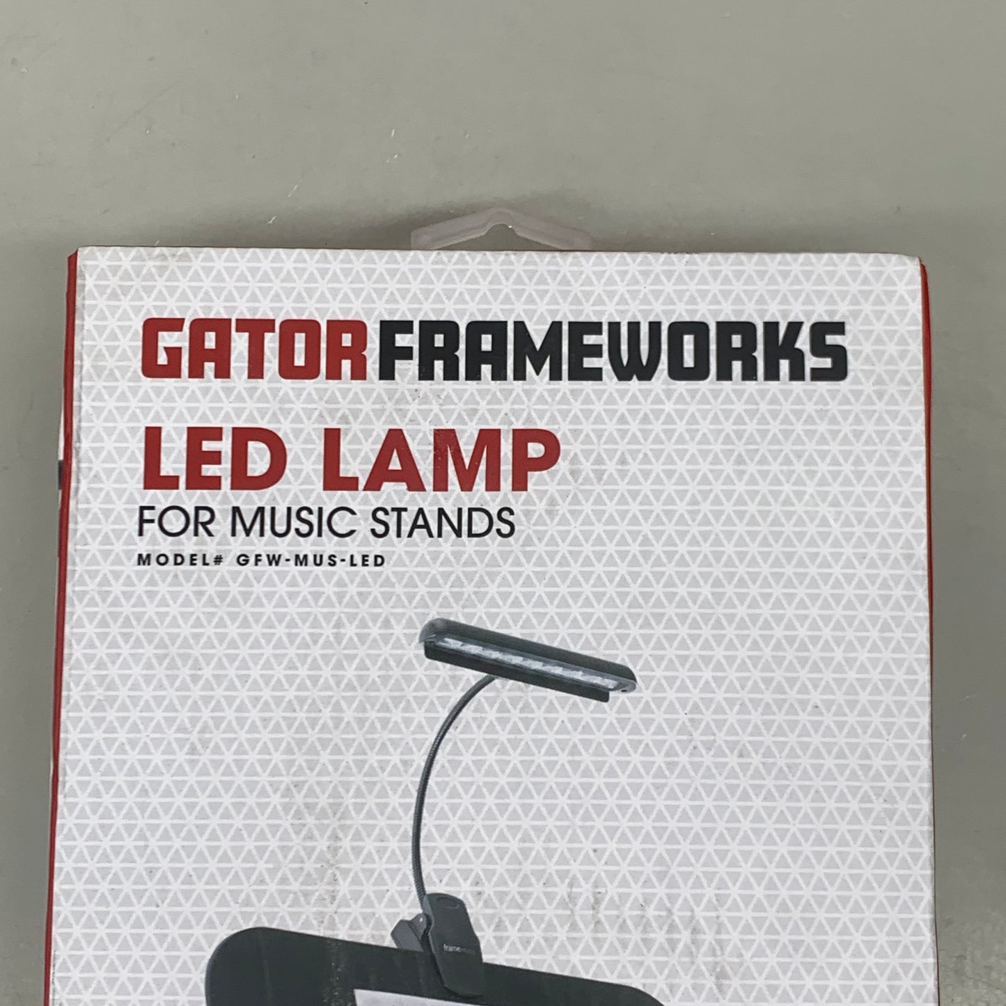 GATOR Clip-on LED Music Lamp with Adjustable Neck GFW-MUS-LED