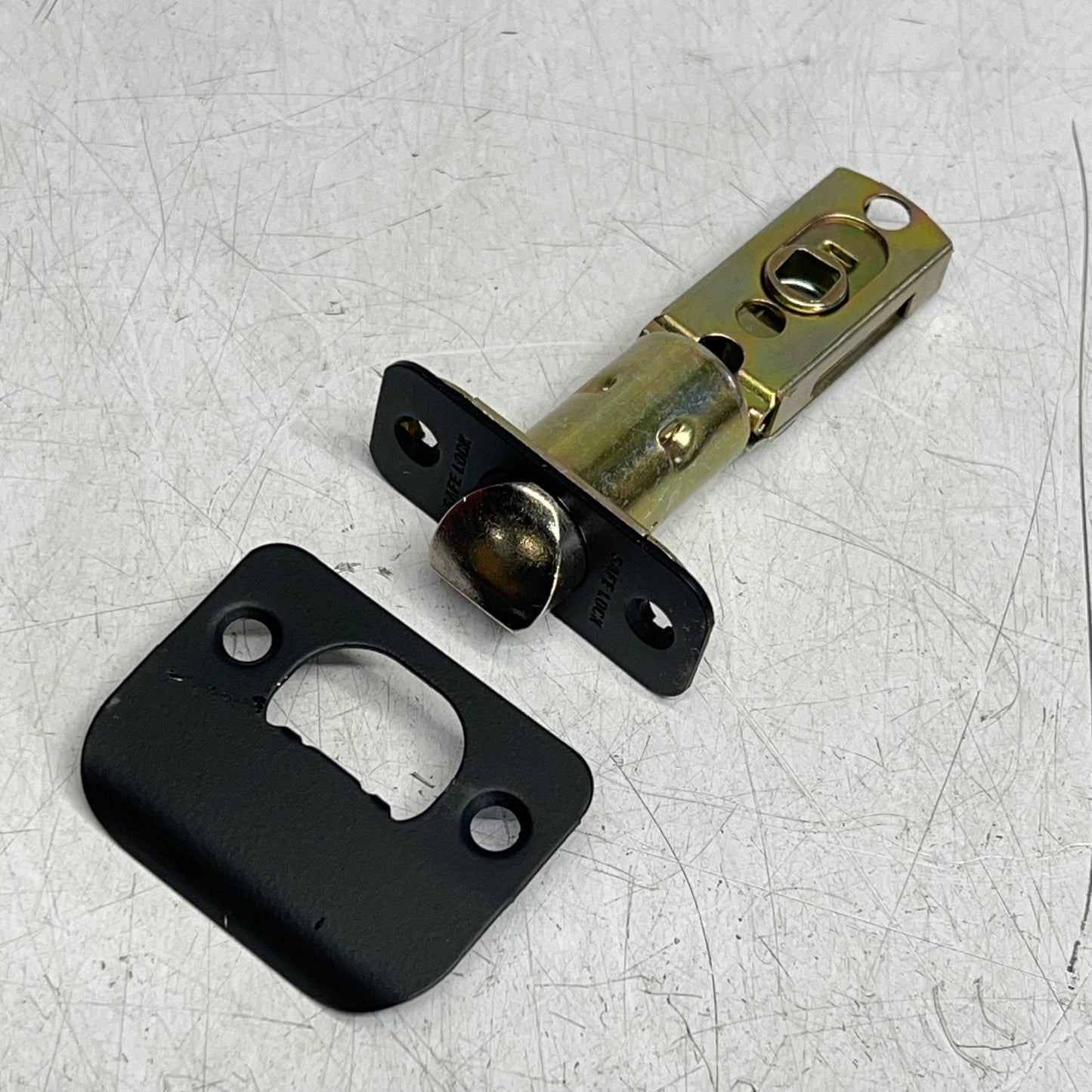 KWIKSET Safe Lock Daylon Passage Ul Adjustable Backset Matte Black 9SL40000-007