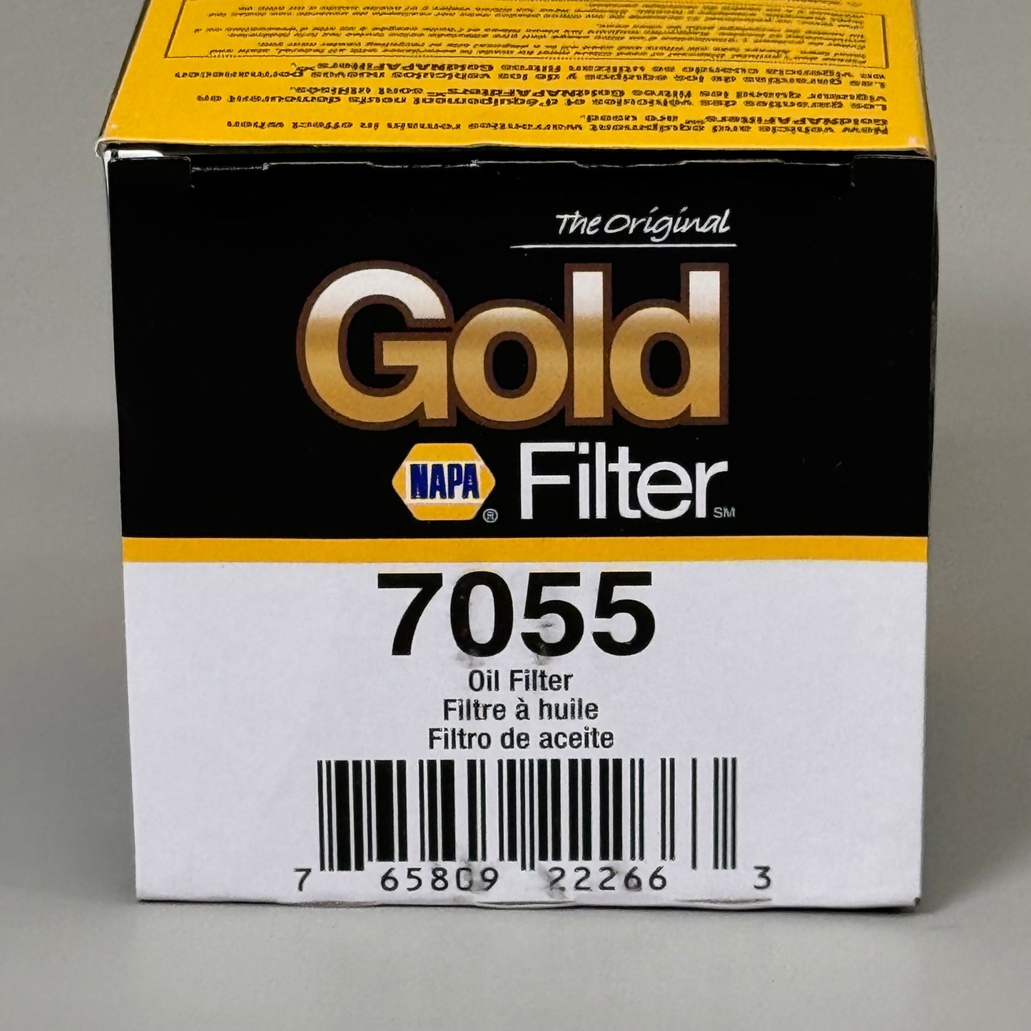 NAPA (2 PACK) The Original Gold Oil Filter Enhanced Cellulose for Subaru 7055