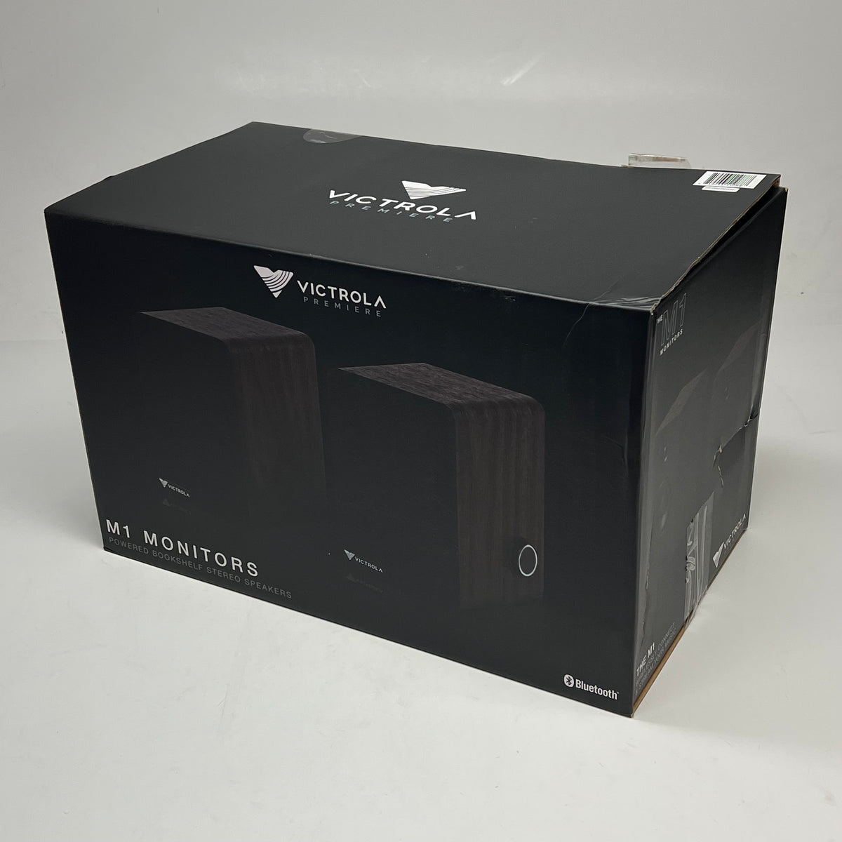 ZA@ VICTROLA Premiere M1 Bookshelf Monitors Sonically Designed Brown VPM-254-ESP (As-Is)