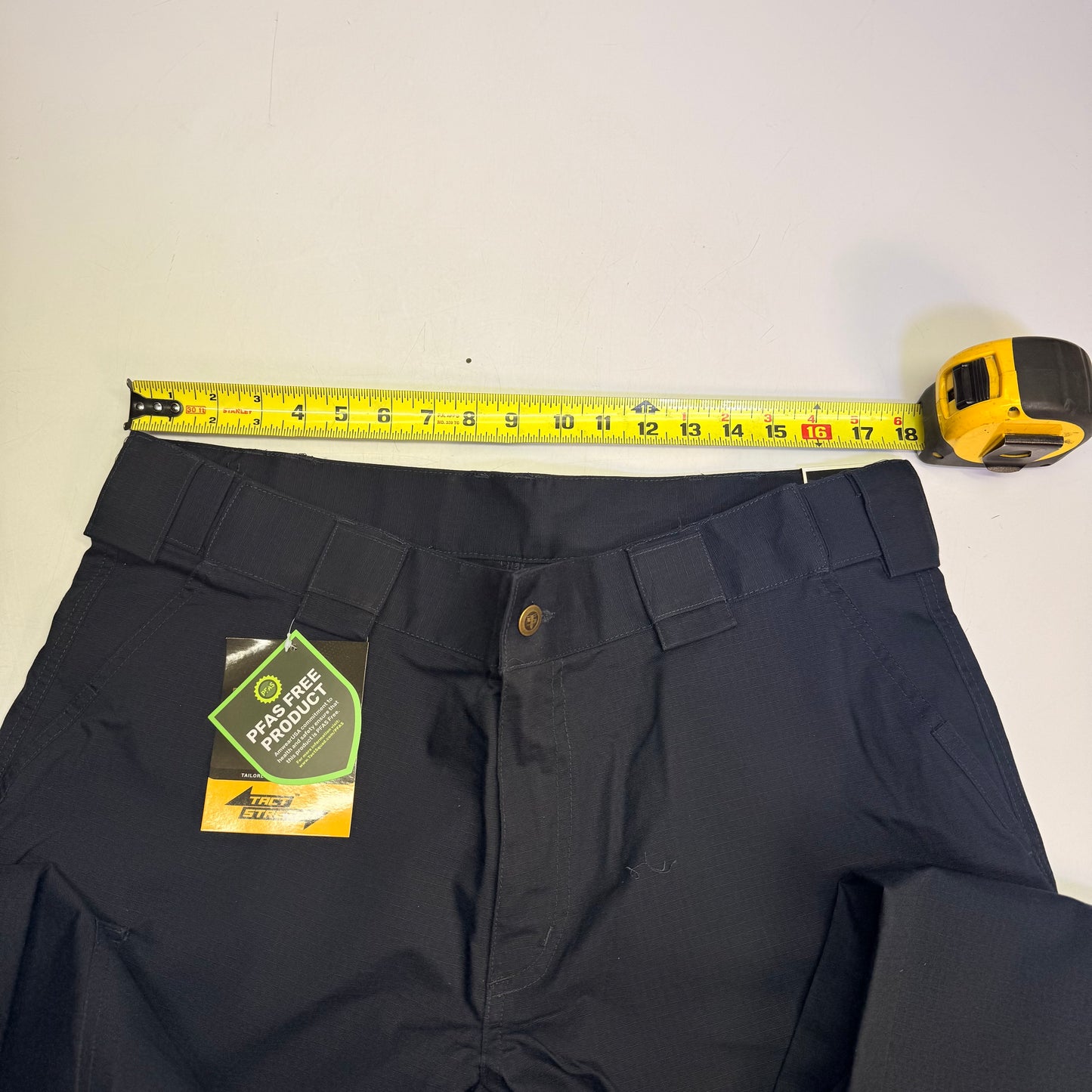 TACT SQUAD Tact Stretch Mini Ripstop Trouser Poly/Cotton Men's Sz 40 Dk Navy T7511