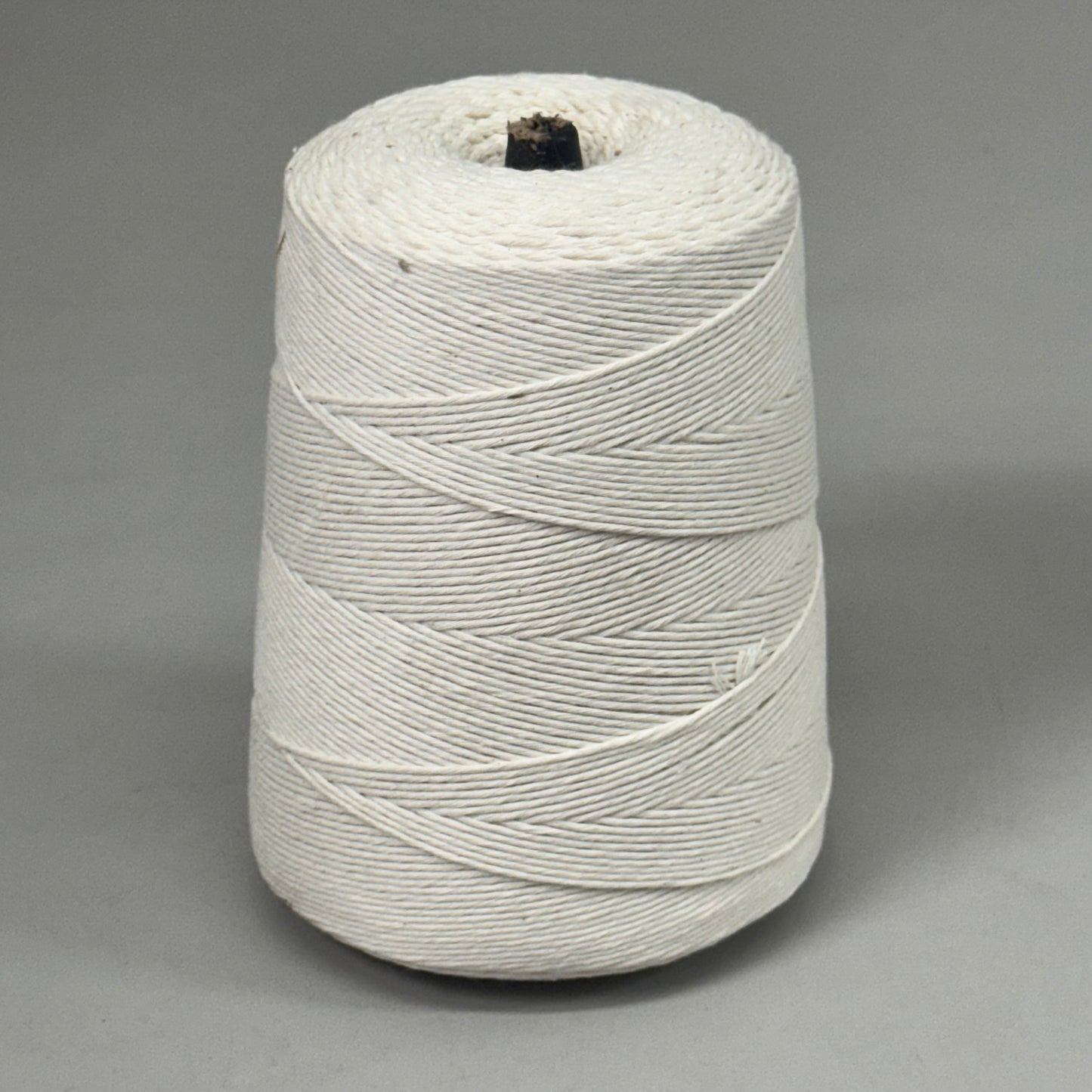 ZA@ UNBRANDED (3 PACK, 6 POUNDS TOTAL TWINE ) 8/12 PLy Poly cotton No. 2 Cone Twine White