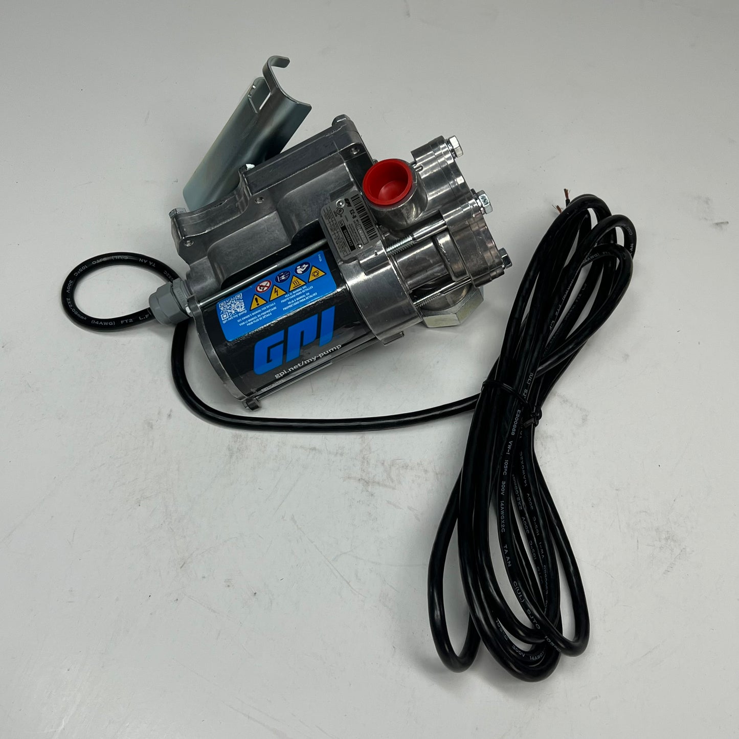 GPI Transfer Tank Pump Kit W/ Spin Collar 8 Gal Per Minute 12V Silver 137100-05