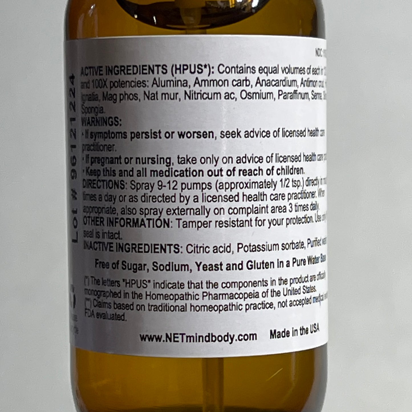 ZA@ NET REMEDIES (10 Pack) Metal #2 Lung & Large Intestine Meridians Homeopathic Preparation 2 fl oz I