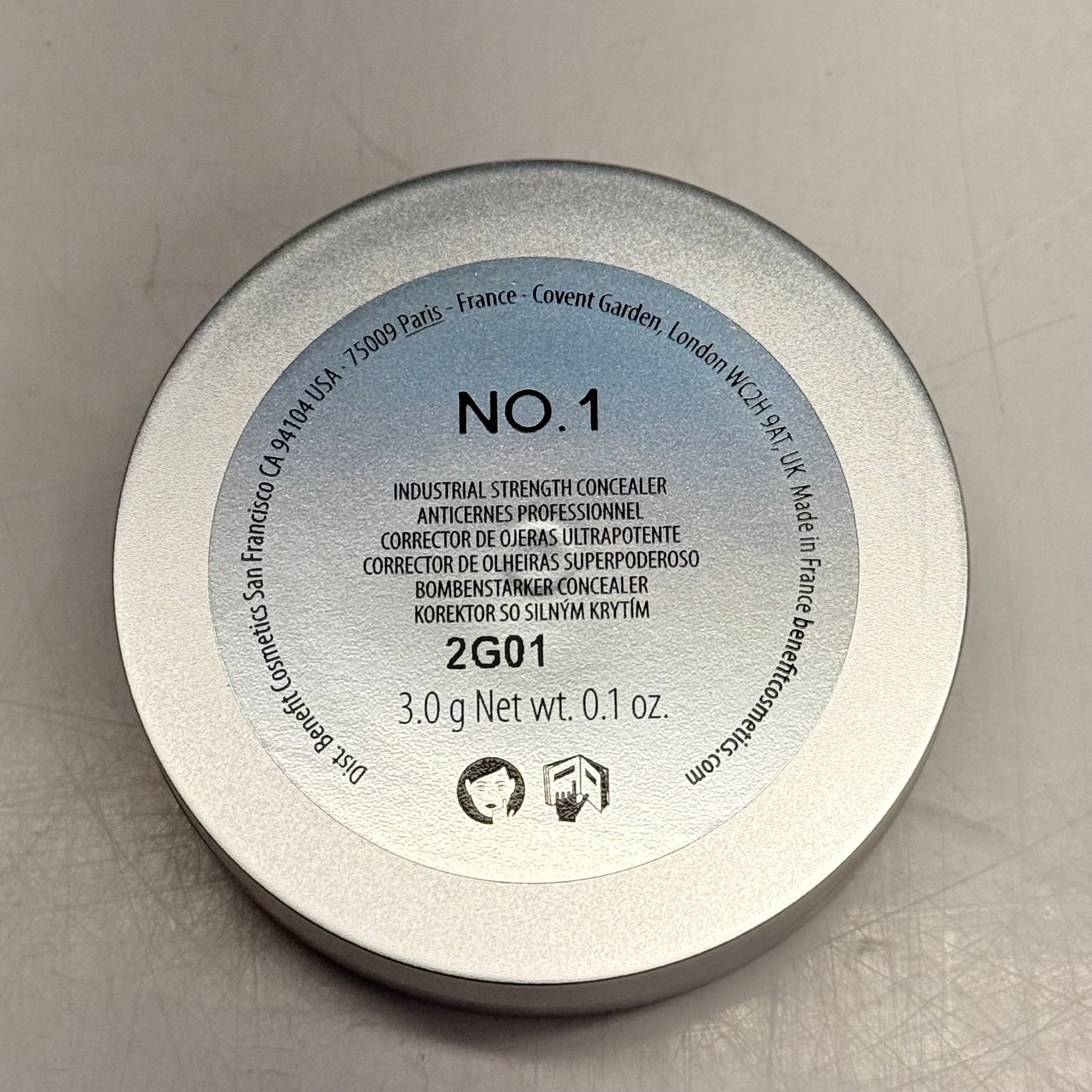 ZA@ BENEFIT (3 Pieces) Set 2 Boi-ing Industrial Strength Concealer No.1 & Brush BH46 E