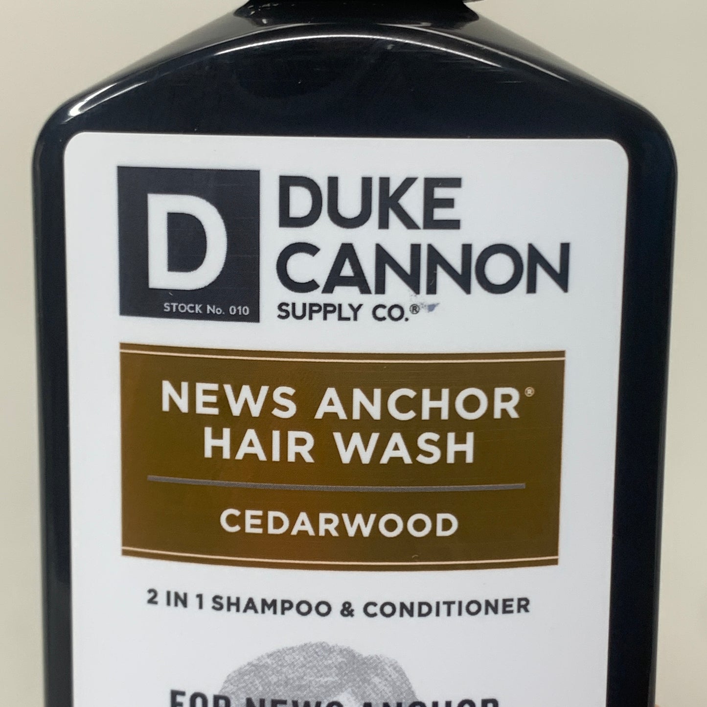 DUKE CANNON (3 PACK) News Anchor 2-in-1 Hair Wash Cedar-Wood 10 Fl oz